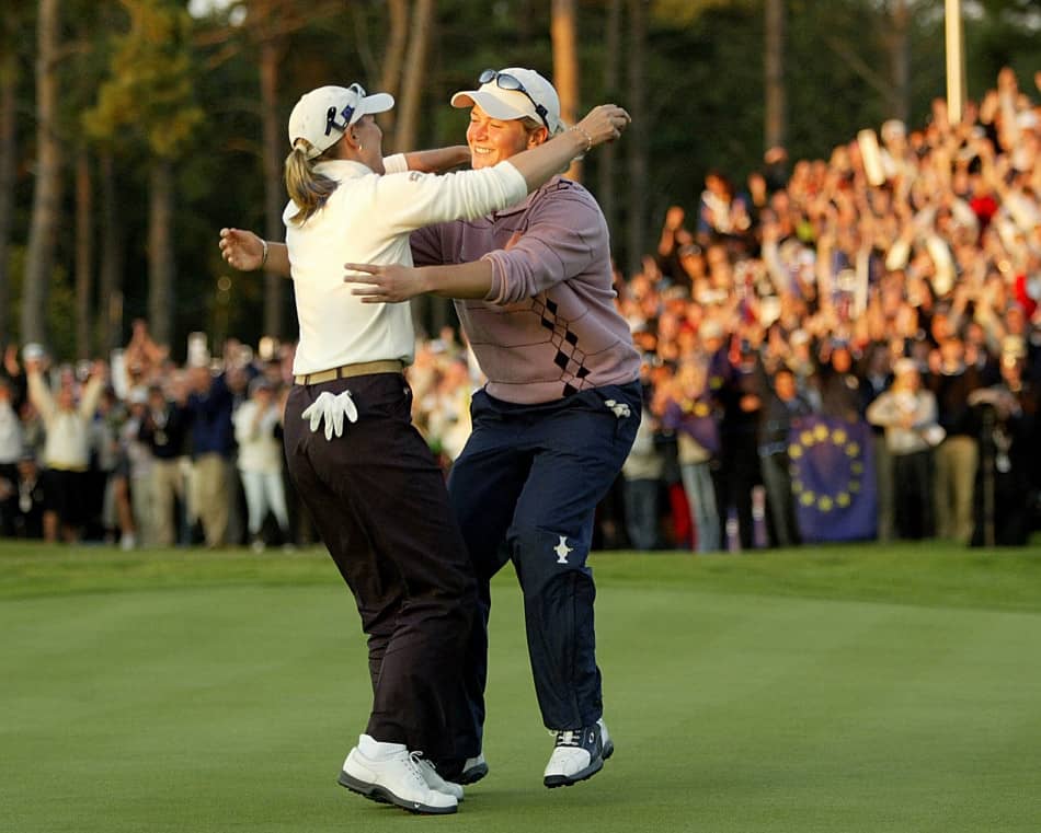 Annika Sörenstam Suzann Pettersen Solheim Cup 2003