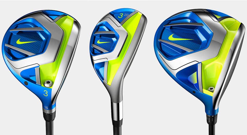 VAPOR FLY WOODER: Fra venstre fairwaywood, hybrid og driver.