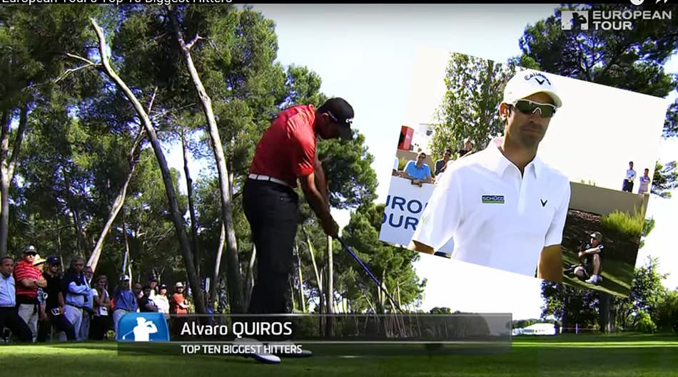 Alvaro Quiros long hitter