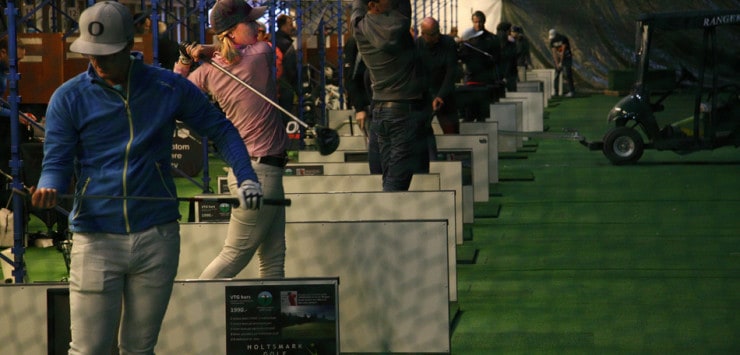 fullbookede meegademo Fornebu messe drivingrange