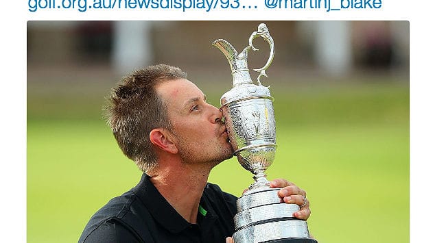Claret Jug Henrik Stenson