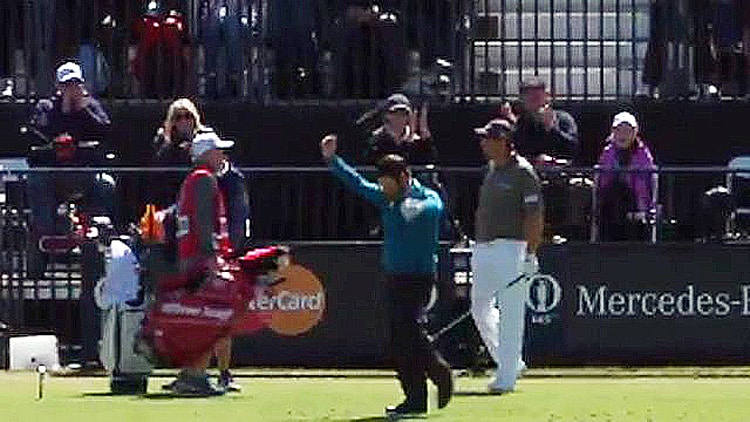 Louis Oosthuizen hole in-one Troon