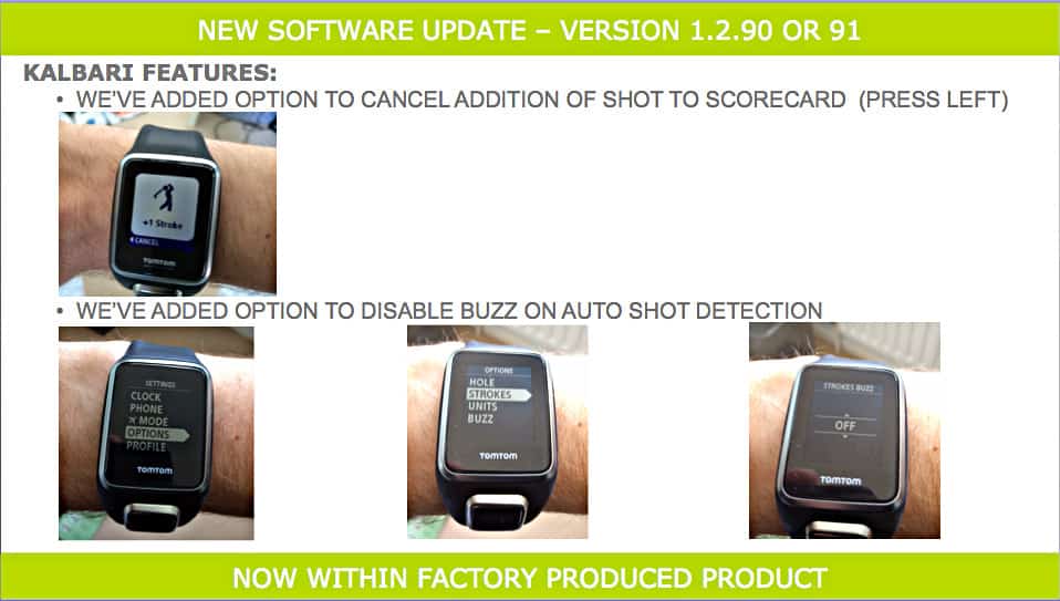 TomTom Golfer 2 oppgradering