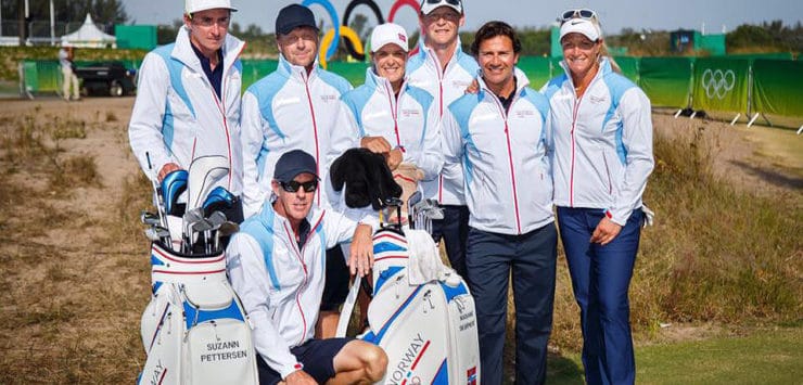 OL-golf Rio 2016 Norge golf team