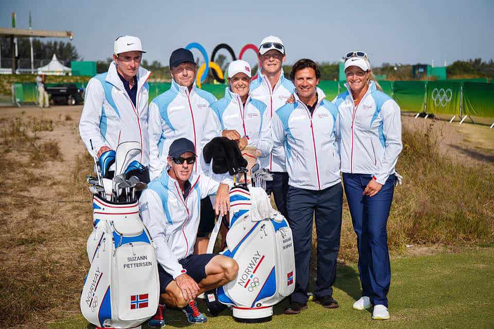 OL-golf Rio 2016 Norge golf team