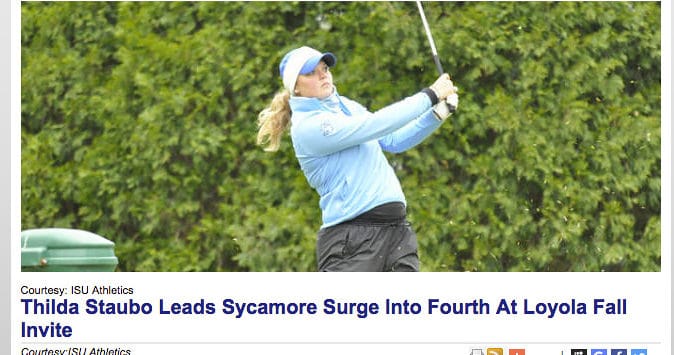Loyola Fall Invite Thilda Staubo