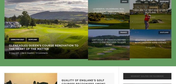Golferens reiseblogg