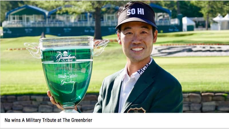 femte PGA Tour-seier Kevin Na