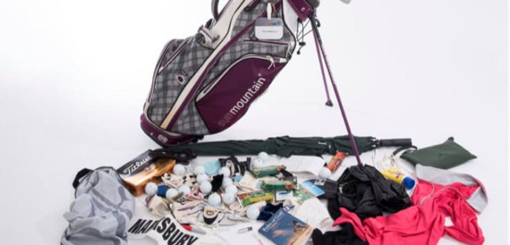 organisere golfbagen