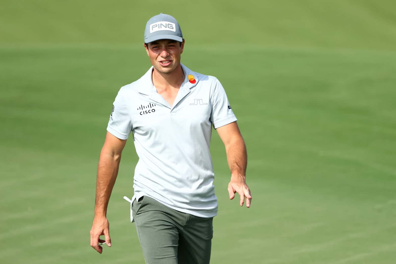 Viktor Hovland i Abu Dhabi 2022. Foto: Francois Nel/Getty Images/DP World Tour