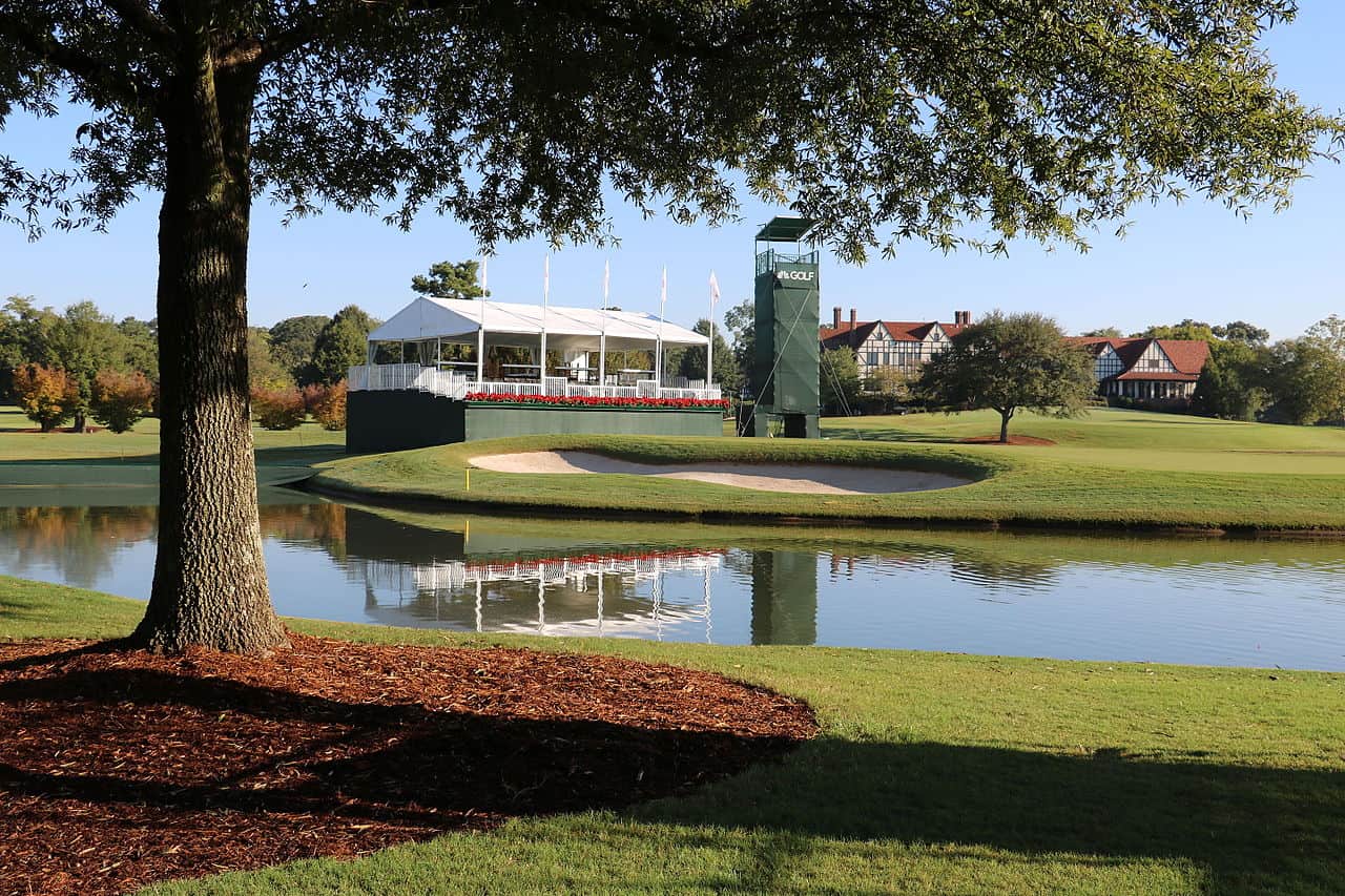 East Lake Golf Club, hvor Viktor Hovland vant Tour Championship i 2023