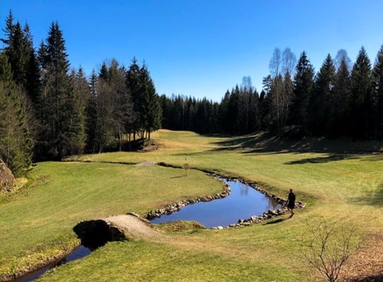 Tidligere del av Krokhol Golfbane er blitt kåret til verdens beste diskgolfbane