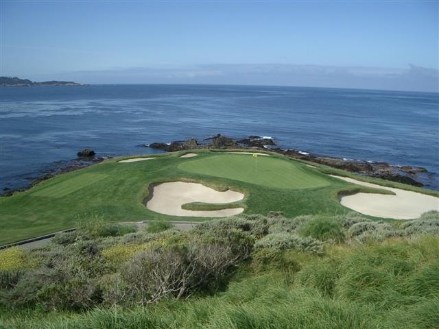 Signaturhullet, hull 7 på Pebble Beach er ekstra værutsatt